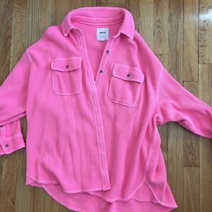 Aerie Lumberjane Pink Size M